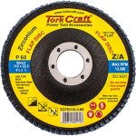 Tork Craft Flap Disc Zirconium 115mm 60 Grit Flat Tork Craft Flap Disc Zirconium 115mm 60 Grit Flat