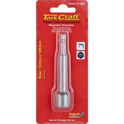 Tork Craft Nutsetter Magnetic 13mmx100mm 1/Card Tork Craft Nutsetter Magnetic 13mmx100mm 1/Card