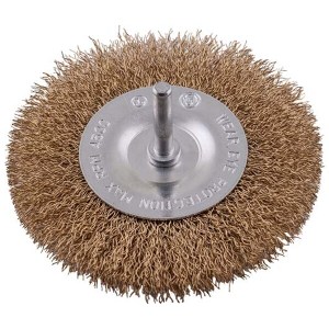 Tork Craft Wire Wheel Brush 100mm X 6mm Shaft Blister Tork Craft Wire Wheel Brush 100mm X 6mm Shaft Blister