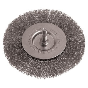 Tork Craft Wire Wheel Brush 100mm 6mm Shaft Stainless Steel Tork Craft Wire Wheel Brush 100mm 6mm Shaft Stainless Steel
