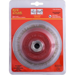 Tork Craft Wire Cup Brush Crimped 100mmxm14 Blister Tork Craft Wire Cup Brush Crimped 100mmxm14 Blister