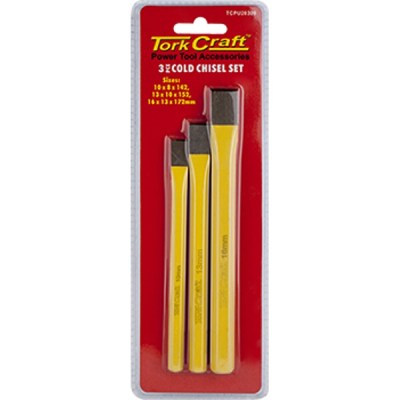Tork Craft Tork Craft Cold Chisel Set 3Pc Tork Craft Tork Craft Cold Chisel Set 3Pc