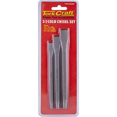Tork Craft Tork Craft Cold Chisel 3Pc Tork Craft Tork Craft Cold Chisel 3Pc