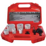 Tork Craft Holesaw Set 9Pc In Case Bi-Metal 19 22 29 38 44 57mm Tork Craft Holesaw Set 9Pc In Case Bi-Metal 19 22 29 38 44 57mm