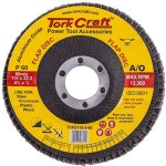 Tork Craft Flap Disc 115mm 15 Deg.Angle 60Grit Tork Craft Flap Disc 115mm 15 Deg.Angle 60Grit