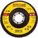 Tork Craft Flap Disc 115mm 15 Deg.Angle 40Grit Tork Craft Flap Disc 115mm 15 Deg.Angle 40Grit