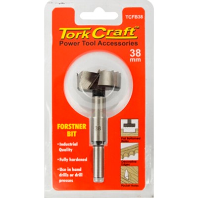 Tork Craft Forstner Bit 38mm Carded Tork Craft Forstner Bit 38mm Carded