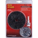 Tork Craft Face Off Disc & Arbor 100mm Carded For Drill Tork Craft Face Off Disc & Arbor 100mm Carded For Drill