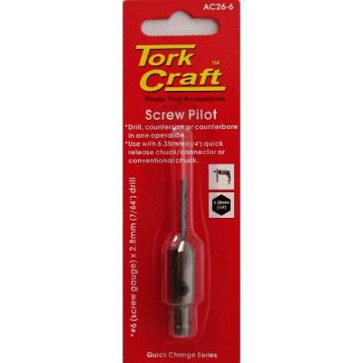 Tork Craft Screw Pilot No.6 Carded Tork Craft Screw Pilot No.6 Carded