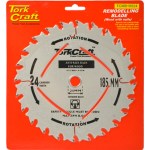 Tork Craft Blade Master Type 185X24T 20-16mm Anti Kick Back Tork Craft Blade Master Type 185X24T 20-16mm Anti Kick Back