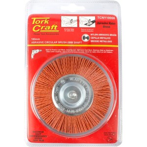 Tork Craft Nylon Wheel Brush 100 X 6mm TCW Tork Craft Nylon Wheel Brush 100 X 6mm TCW