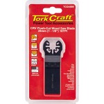 Tork Craft Quick Change Flush Cut Wood Saw Blade 28mm(1-1/8″)18Tpi Crv Tork Craft Quick Change Flush Cut Wood Saw Blade 28mm(1-1/8″)18Tpi Crv