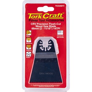 Tork Craft Quick Change Flush Cut Wood Saw Blade 68mm(2-11/16″)14Tpi Crv Tork Craft Quick Change Flush Cut Wood Saw Blade 68mm(2-11/16″)14Tpi Crv