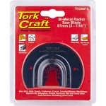Tork Craft Quick Change Radial Saw Blade 87mm(3-7/16″) M42 Tork Craft Quick Change Radial Saw Blade 87mm(3-7/16″) M42