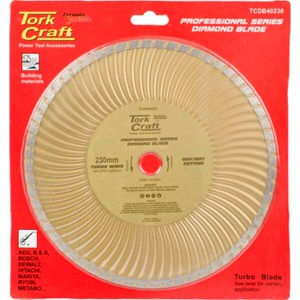 Tork Craft Diamond Blade 230mm Turbo Wave Professional Tork Craft Diamond Blade 230mm Turbo Wave Professional