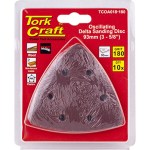Tork Craft Oscillating Sandpaper A/O 93mm 10Pc Delta Shape 180Grit Tork Craft Oscillating Sandpaper A/O 93mm 10Pc Delta Shape 180Grit