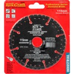 Tork Craft Diamond Blade Seg.115 X 22.23mm Vacuum Brazed For Metal Cutting Tork Craft Diamond Blade Seg.115 X 22.23mm Vacuum Brazed For Metal Cutting
