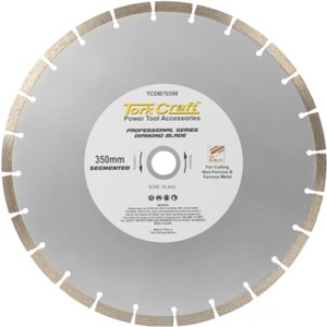 Tork Craft Diamond Blade Seg.350X25.4 Metal Cutting Tork Craft Diamond Blade Seg.350X25.4 Metal Cutting