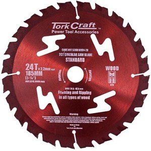 Tork Craft Blade TCT 185X24T 20/16 Gen/Purp Tork Craft Blade TCT 185X24T 20/16 Gen/Purp