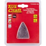 Tork Craft Oscillating Sandpaper A/O 35X50mm 10Pc Fingertip 180Grit Tork Craft Oscillating Sandpaper A/O 35X50mm 10Pc Fingertip 180Grit