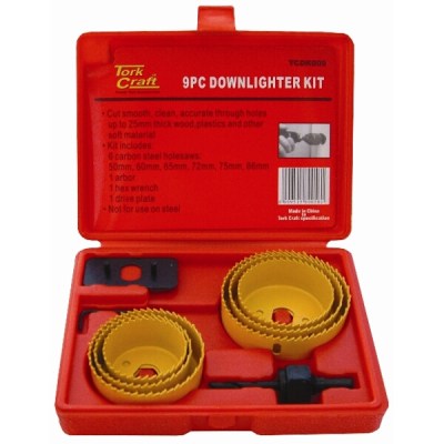 Tork Craft Downlighter Installers Kit 9Pce In Case Tork Craft Downlighter Installers Kit 9Pce In Case