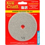 Tork Craft 100mm Diamond Wet Polishing Pad 50 Grit Grey Tork Craft 100mm Diamond Wet Polishing Pad 50 Grit Grey