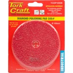 Tork Craft 100mm Diamond Wet Polishing Pad 500 Grit Red Tork Craft 100mm Diamond Wet Polishing Pad 500 Grit Red