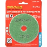 Tork Craft 100mm Diamond Polishing Pad 1000 Grit Dry Use Tork Craft 100mm Diamond Polishing Pad 1000 Grit Dry Use
