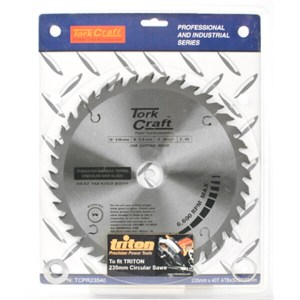 Tork Craft Blade TCT 235X40T 30/25/16 Atb Positive Professional Industrial Tork Craft Blade TCT 235X40T 30/25/16 Atb Positive Professional Industrial
