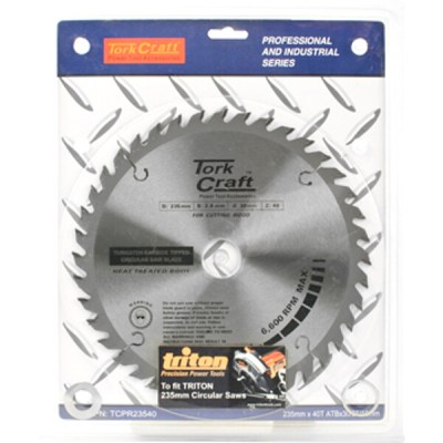 Tork Craft Blade TCT 235X40T 30/25/16 Atb Positive Professional Industrial Tork Craft Blade TCT 235X40T 30/25/16 Atb Positive Professional Industrial