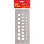 Tork Craft Drill Bit Measuring Plate 1-13mm (0.5 Incr) Tork Craft Drill Bit Measuring Plate 1-13mm (0.5 Incr)