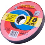 Tork Craft Cutting Disc Steel & Ss 115 x 1.0 x 22.2 mm 10 Pack Tork Craft Cutting Disc Steel & Ss 115 x 1.0 x 22.2 mm 10 Pack