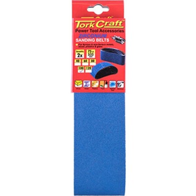 Tork Craft Sanding Belt Zirconium 75 x 533mm 100Grit 2/Pack Tork Craft Sanding Belt Zirconium 75 x 533mm 100Grit 2/Pack