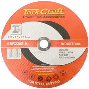 Tork Craft Cutting Disc Industrial Metal 230 x 2.5 x 22.2 mm Tork Craft Cutting Disc Industrial Metal 230 x 2.5 x 22.2 mm