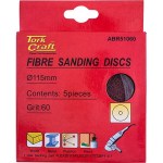 Tork Craft Fibre Disc 115mm 60 Grit 5/Pack Tork Craft Fibre Disc 115mm 60 Grit 5/Pack