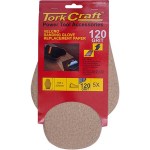 Tork Craft Spare Sanding Sheets For Glove 120 Grit (5Pc) Hand Tork Craft Spare Sanding Sheets For Glove 120 Grit (5Pc) Hand