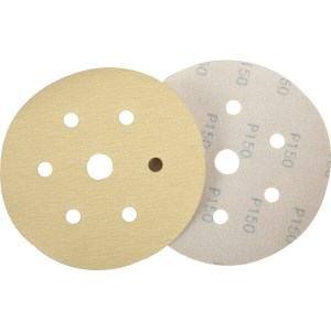 Tork Craft Gold Hook & Loop Disc (50 Pieces) 150 Grit 150mm X 6+1 Holes Tork Craft Gold Hook & Loop Disc (50 Pieces) 150 Grit 150mm X 6+1 Holes