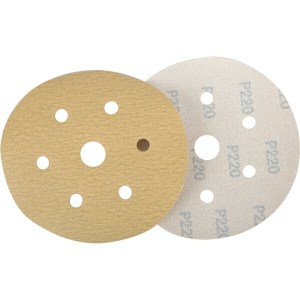 Tork Craft Gold Hook & Loop Disc (50 Pieces) 220 Grit 150mm X 6+1 Holes Tork Craft Gold Hook & Loop Disc (50 Pieces) 220 Grit 150mm X 6+1 Holes