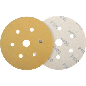 Tork Craft Gold Hook & Loop Disc (50 Pieces) 400 Grit 150mm X 6+1 Holes Tork Craft Gold Hook & Loop Disc (50 Pieces) 400 Grit 150mm X 6+1 Holes