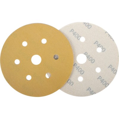 Tork Craft Gold Hook & Loop Disc (50 Pieces) 400 Grit 150mm X 6+1 Holes Tork Craft Gold Hook & Loop Disc (50 Pieces) 400 Grit 150mm X 6+1 Holes