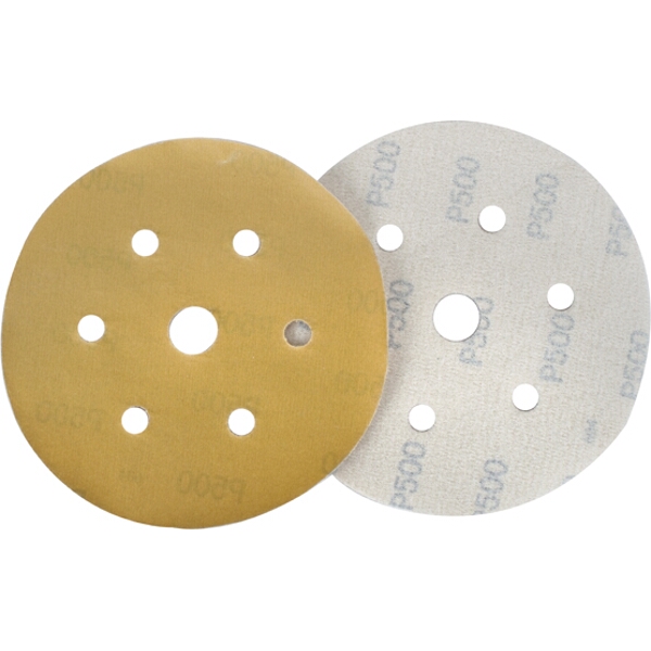 Tork Craft Gold Hook & Loop Disc (50 Pieces) 500 Grit 150mm X 6+1 Holes Tork Craft Gold Hook & Loop Disc (50 Pieces) 500 Grit 150mm X 6+1 Holes