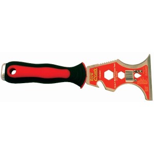 Tork Craft Scraper 15-In-1 Multi-Purpose Tool Stainless Steel Tork Craft Scraper 15-In-1 Multi-Purpose Tool Stainless Steel