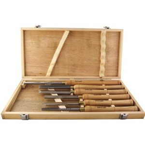Tork Craft Chisel Set Wood Turning Hss 6 Piece Wooden Case Tork Craft Chisel Set Wood Turning Hss 6 Piece Wooden Case