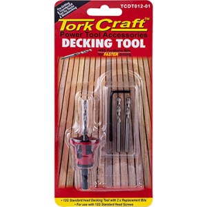 Tork Craft Decking Tool 12G Std Head Pre-Drill & Countersink Tork Craft Decking Tool 12G Std Head Pre-Drill & Countersink