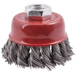 Tork Craft Wire Cup Brush 65 X M14 Knotted Stainless Steel TCW Tork Craft Wire Cup Brush 65 X M14 Knotted Stainless Steel TCW