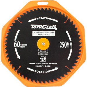 Tork Craft Blade Thin Kerf 250X60T 30-16 Tork Craft Blade Thin Kerf 250X60T 30-16