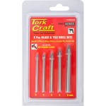 Tork Craft Glass & Tile Drill Bit Set 5 Pce 3/4/5/6/8 Tork Craft Glass & Tile Drill Bit Set 5 Pce 3/4/5/6/8