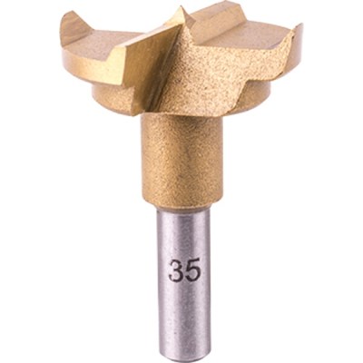 Tork Craft Hinge Boring Bit 35mm Titanium Coated Tork Craft Hinge Boring Bit 35mm Titanium Coated