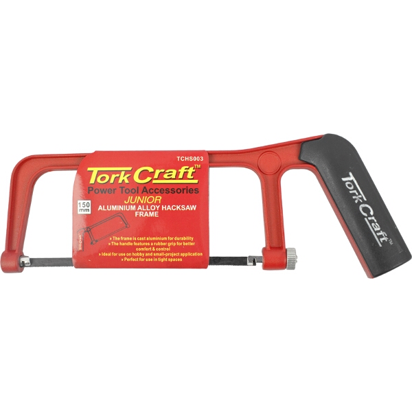 Tork Craft Aluminium Alloy Junior Hacksaw Frame 150mm Tork Craft Aluminium Alloy Junior Hacksaw Frame 150mm