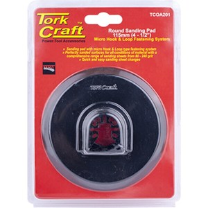Tork Craft Quick Change Base & Arbor 115mm Micro Sanding – Hook & Loop Pad Tork Craft Quick Change Base & Arbor 115mm Micro Sanding – Hook & Loop Pad
